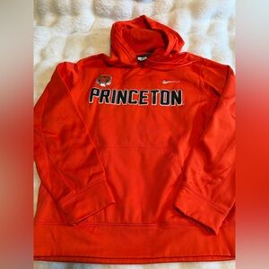 Nike Men's Bright Orange Princeton Hoodie